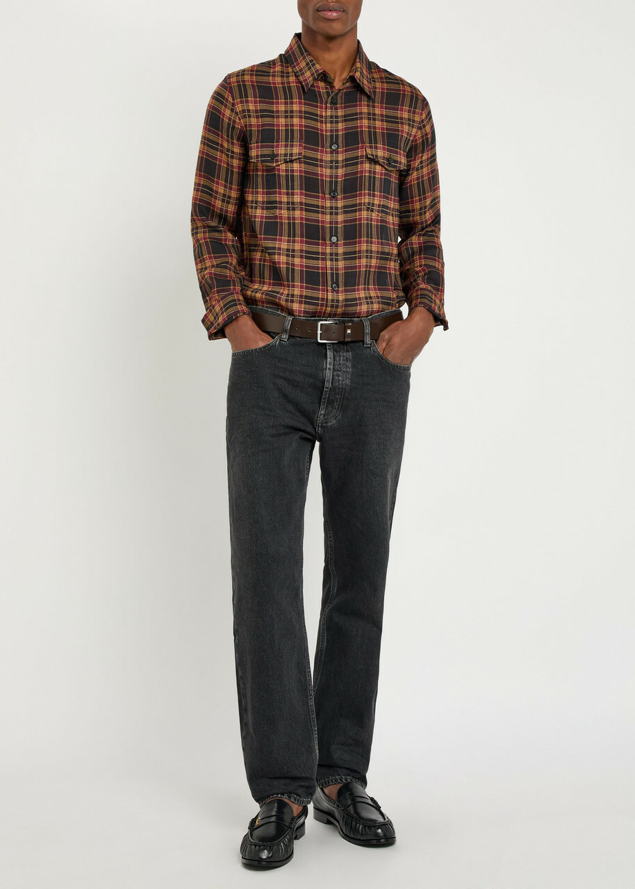 Saint Laurent Mick Straight-leg Jeans Black