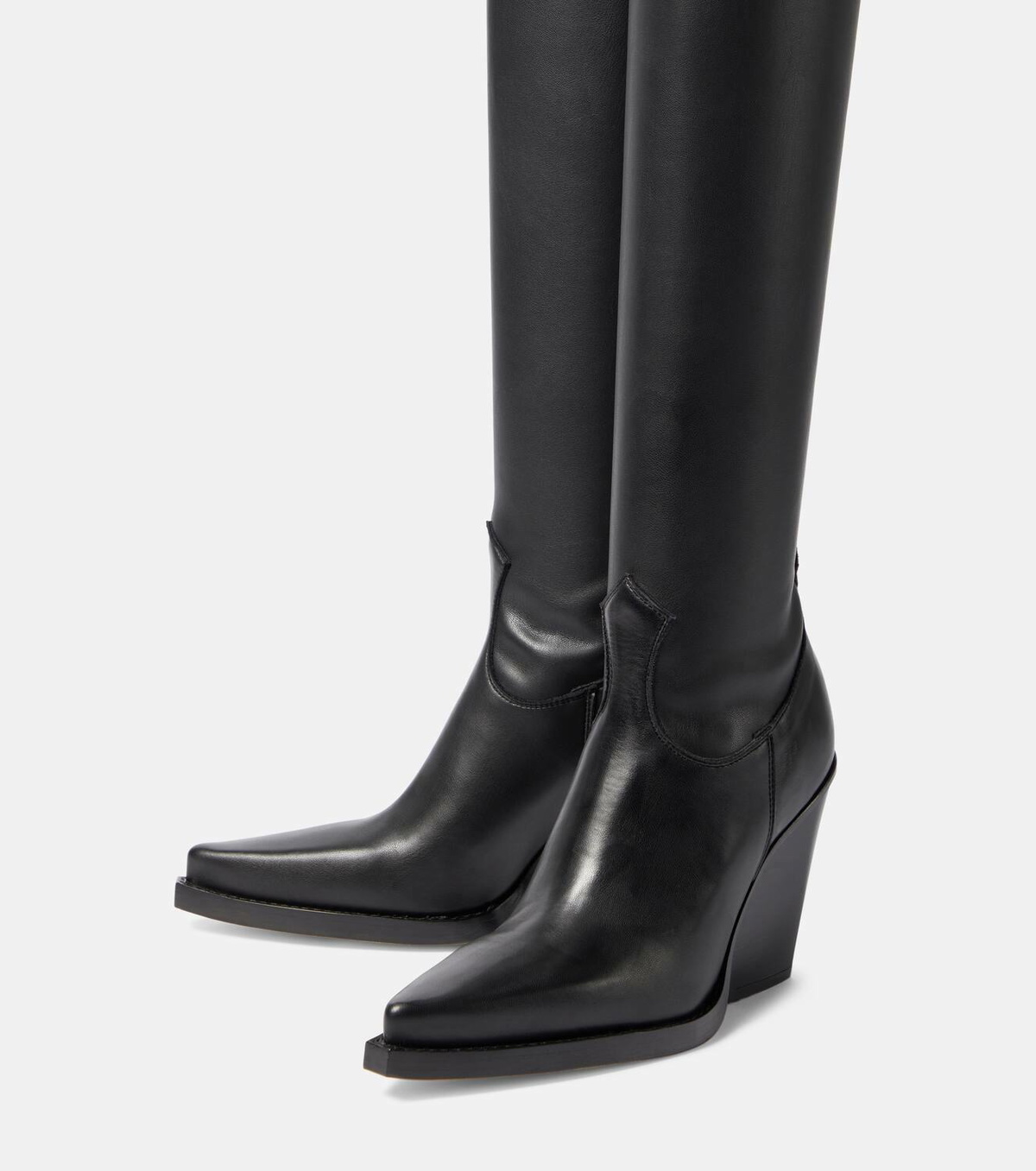 Paris Texas Vegas faux leather over-the-knee boots