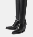 Paris Texas Vegas faux leather over-the-knee boots