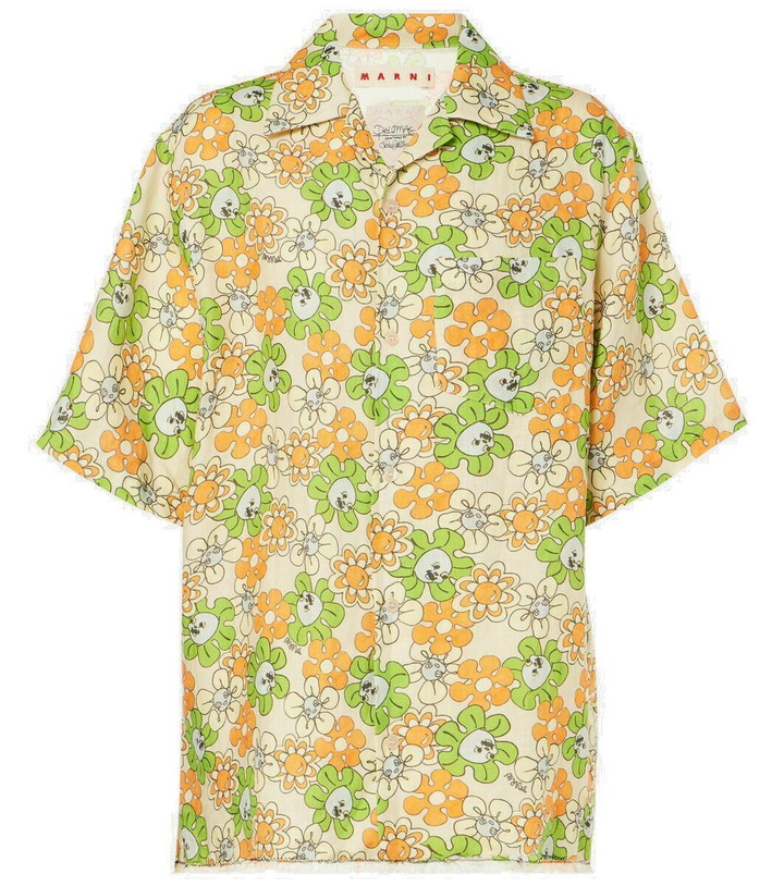 Photo: Marni Floral linen bowling shirt