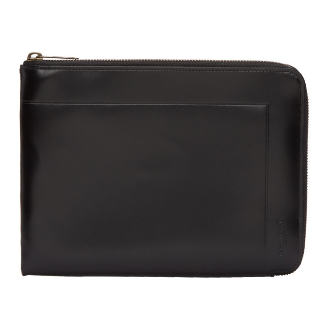 Photo: Maison Margiela Black Medium Zip Pouch