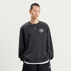 END. Leisure Long Sleeve T-Shirt in Cinder Black
