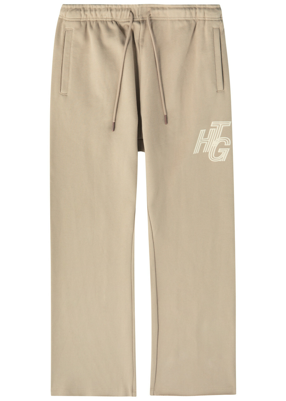 Honor The Gift Logo-print Cotton Sweatpants Stone