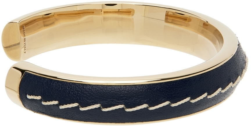 Chloé Gold & Black Edith Cuff Bracelet Chloe