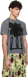 Collina Strada Blue Plaid Pierced T-shirt