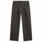Ranra Men's Fold Tailored Pants in Black Coffee