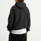 ROA Men's Logo 490Gsm Hoodie in Washed Black