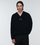 Dolce&Gabbana - Embellished cotton terry sweater
