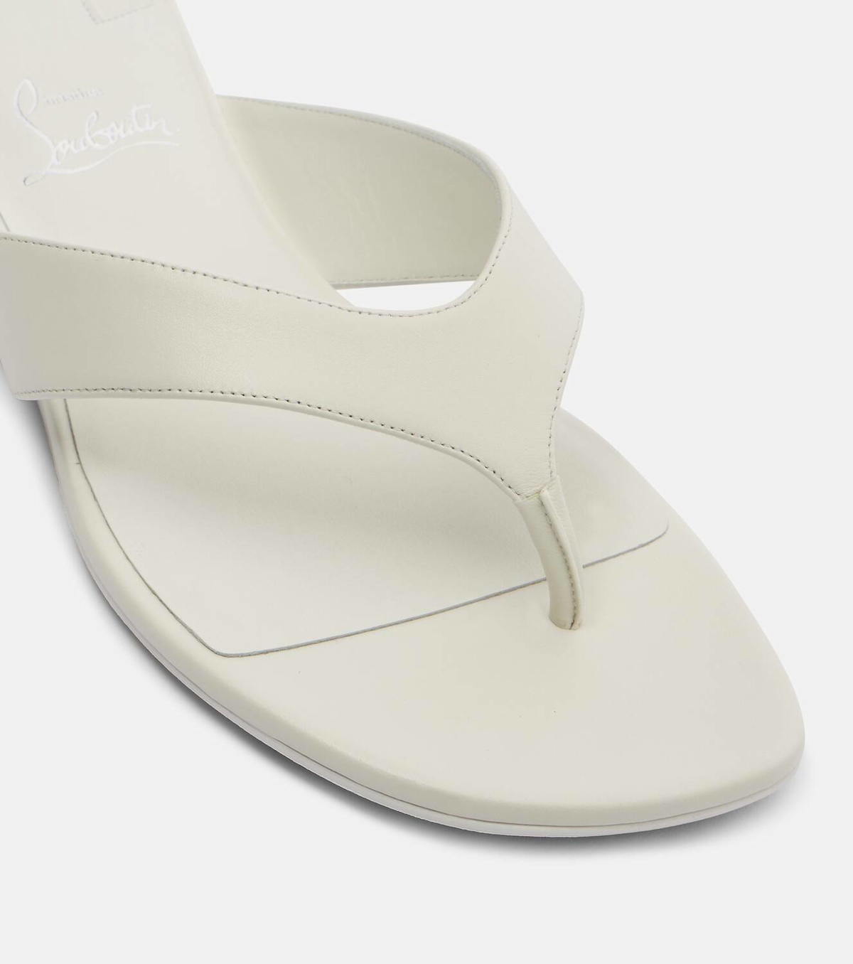 Christian Louboutin Sweet Janetonga leather thong sandals