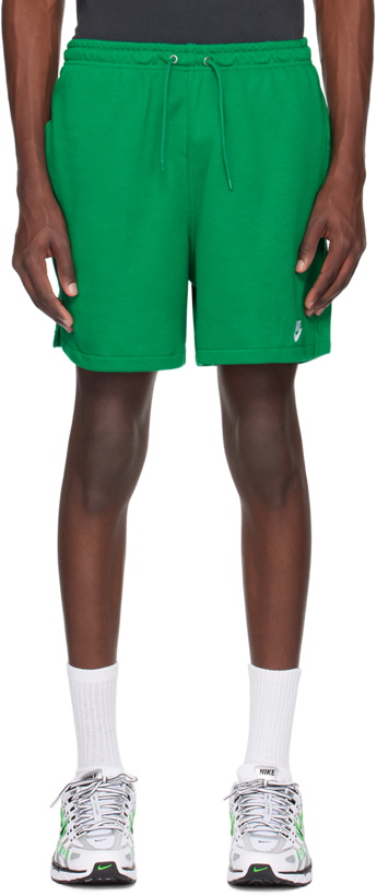 Photo: Nike Green Embroidered Shorts