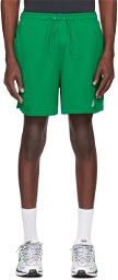 Nike Green Embroidered Shorts
