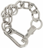 Heron Preston Silver Multichain Bracelet