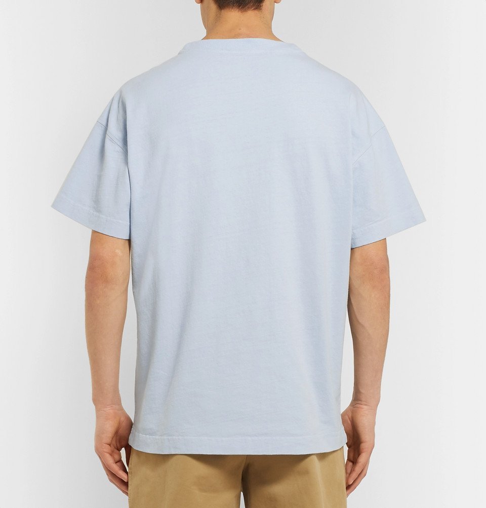 Acne Studios - Oversized Logo-Print Garment-Dyed Cotton