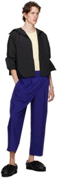 132 5. ISSEY MIYAKE Black Solid Shirt