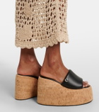 The Attico Open-knit cotton beach cover-up