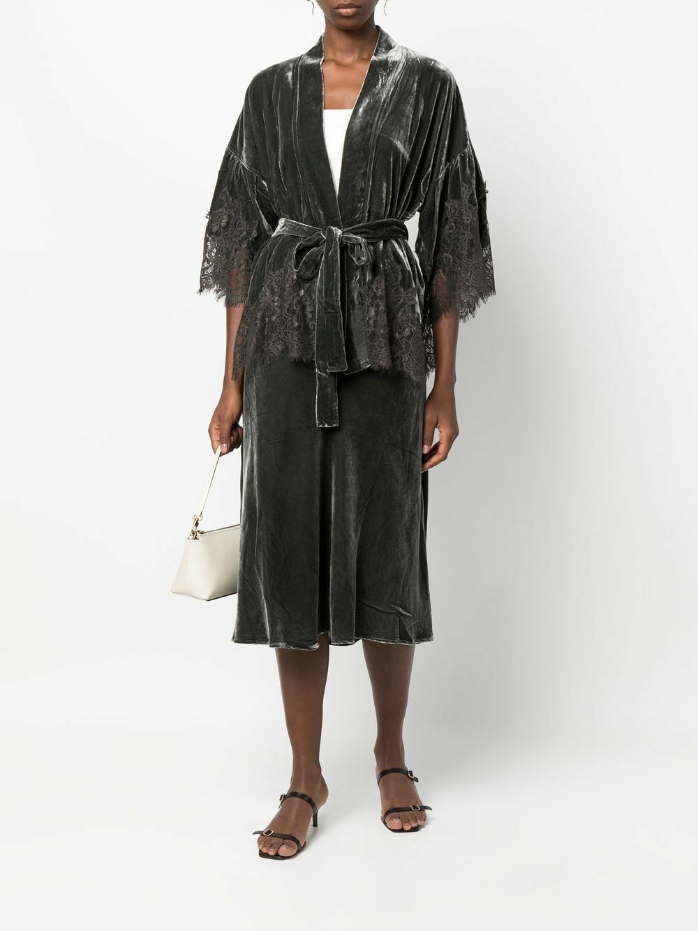 GOLDHAWK - Velvet Long Skirt
