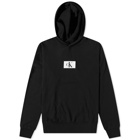 Calvin Klein Men's Box Logo Hoody in Black