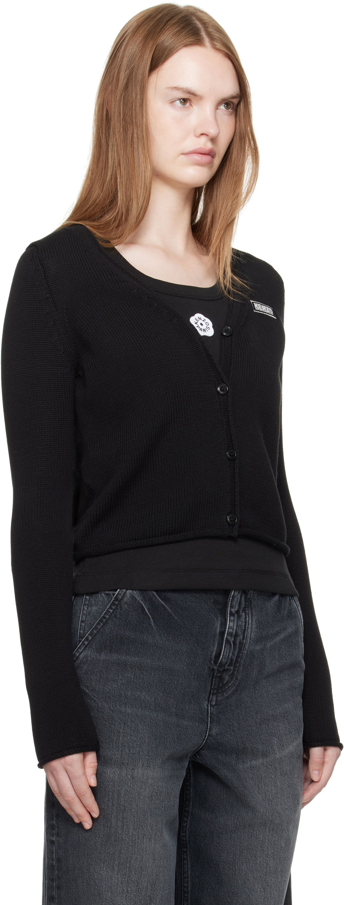Kenzo Black Kenzo Paris 'KENZO City' Cardigan