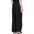 Y-3 Black Sport Uniform Adaptive 3-Stripes Trousers
