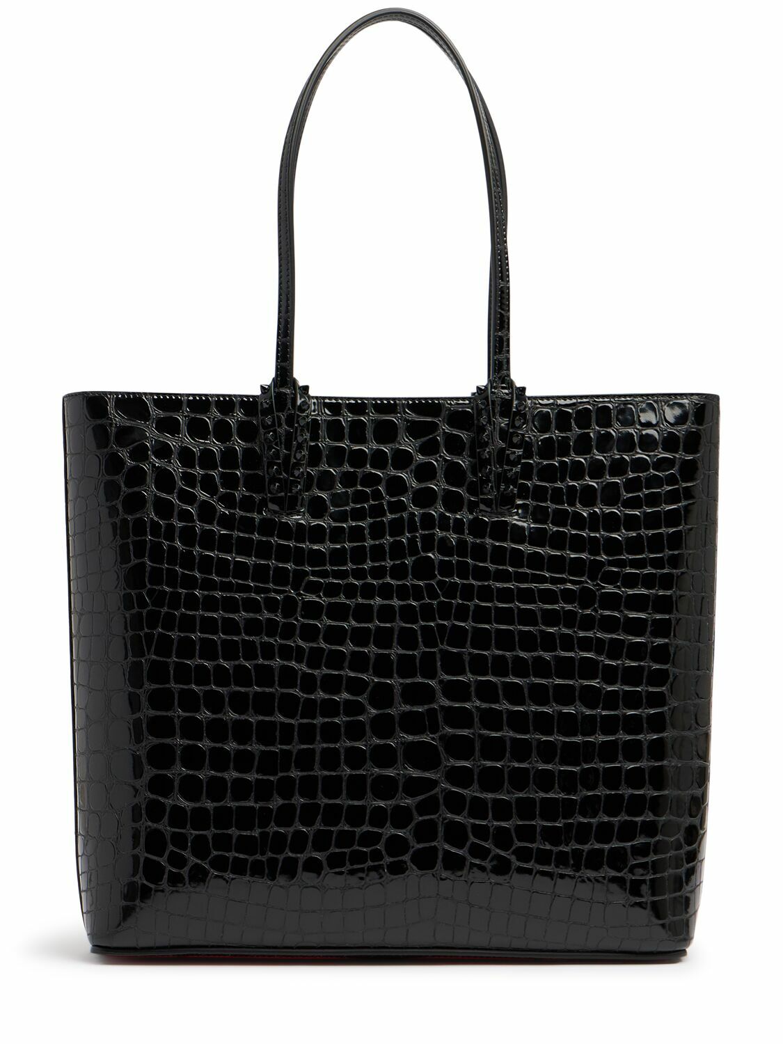 CHRISTIAN LOUBOUTIN N/s Cabata Zipped Embossed Tote Bag