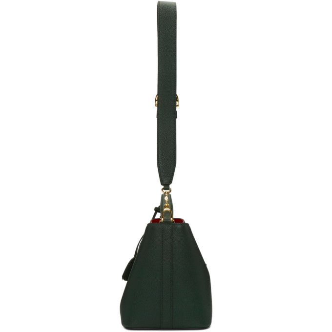 Mark Cross Green Small Murphy Bucket Bag