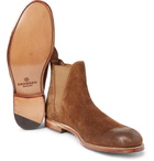 Grenson - Nolan Burnished-Suede Chelsea Boots - Men - Tan