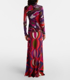 Pucci Orchidee tulle top