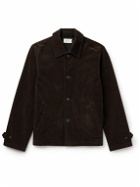 The Row - Carsten Cotton and Cashmere-Blend Corduroy Overshirt - Brown
