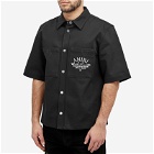 AMIRI Men's Arts District Short Sleeve Camp Shirt in Black