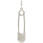 Raf Simons Silver Safety Pin Single Earring