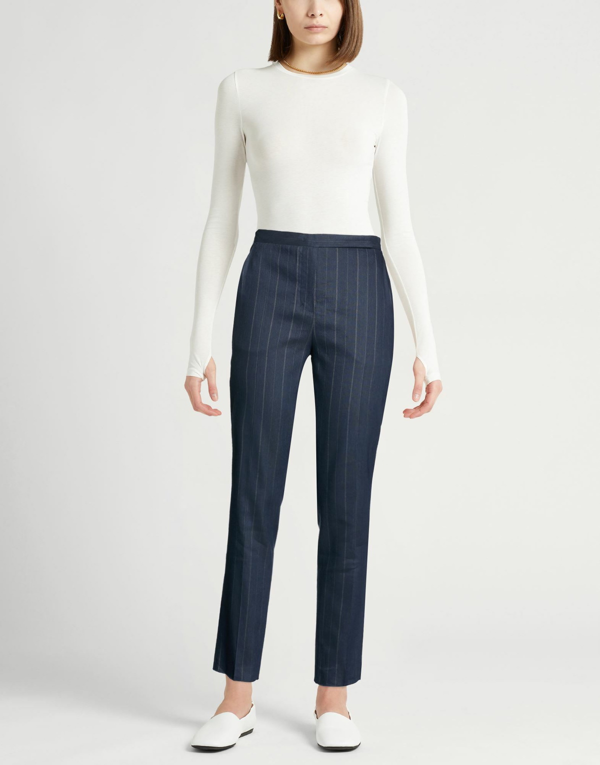 Dorothee Schumacher Womens Pants in Navy