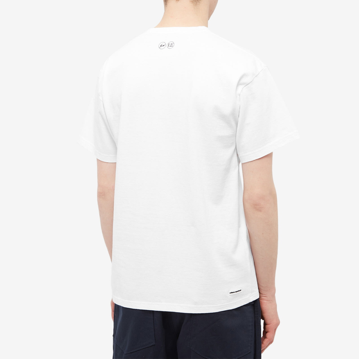 Uniform Experiment Men's Fragment Jazzy Jay 5 T-Shirt in White