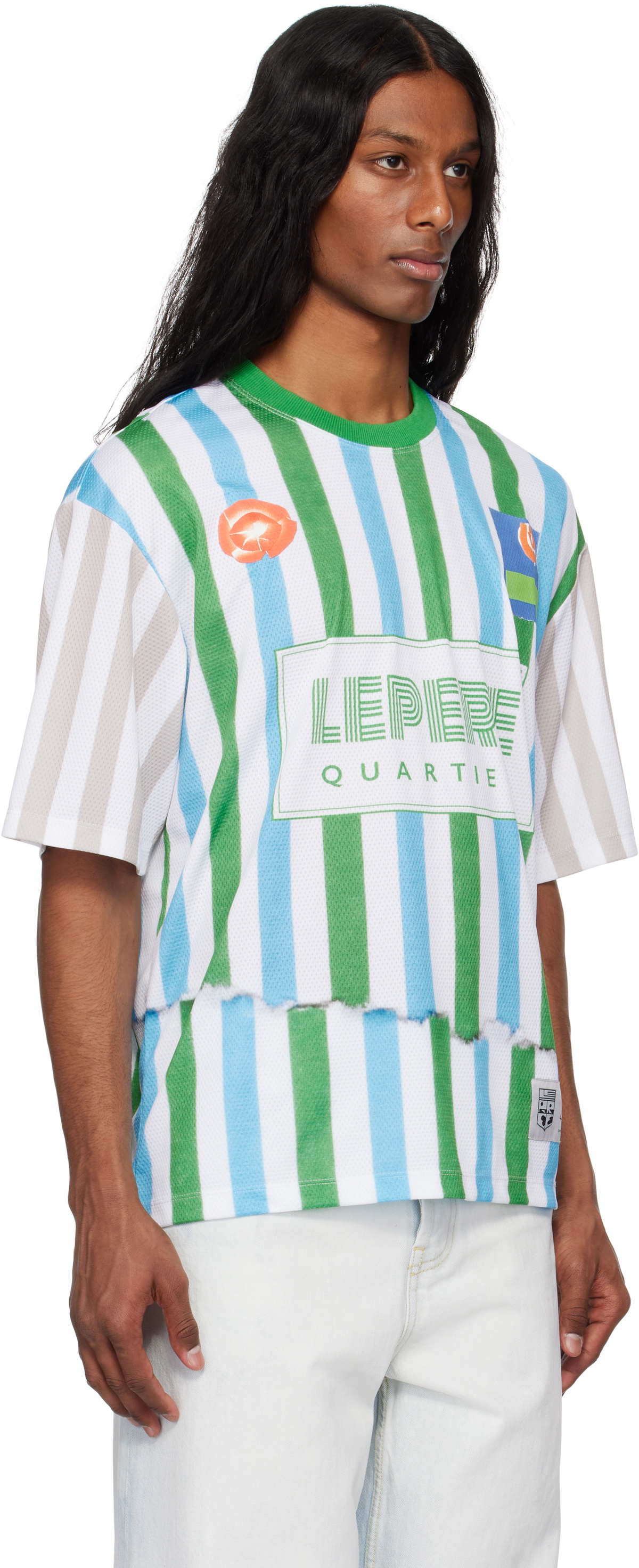 le PÈRE Green & Blue Antonio Carrau Edition LPFC Mesh Jersey