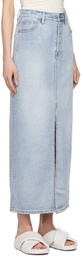 CAMILLA AND MARC Blue Phoebe Maxi Skirt