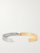 Maison Margiela - Twisted Gold-Plated and Silver Cuff - Gold