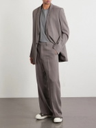 Rick Owens - Straight-Leg Wool Trousers - Gray