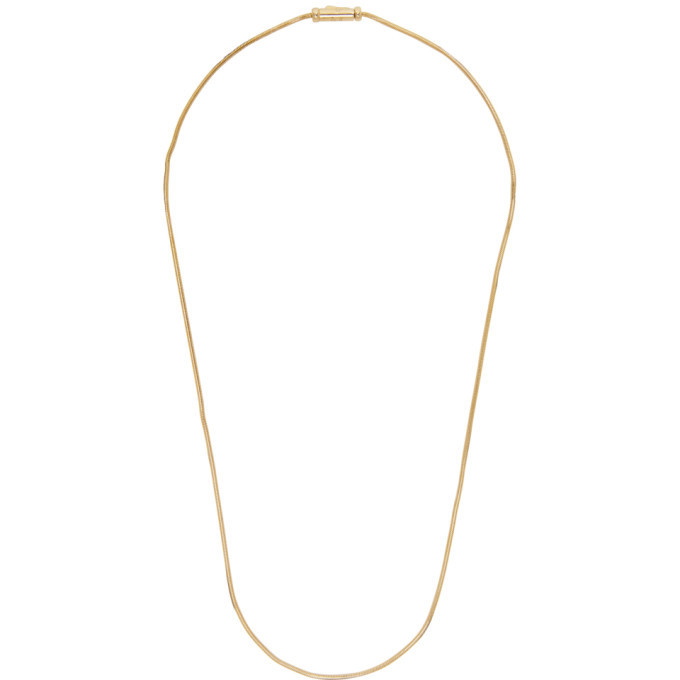 Tom Wood Gold Boa Necklace Tom Wood