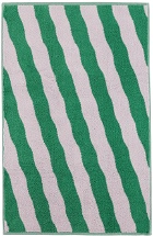 Dusen Dusen Green & Purple Stream Hand Towel