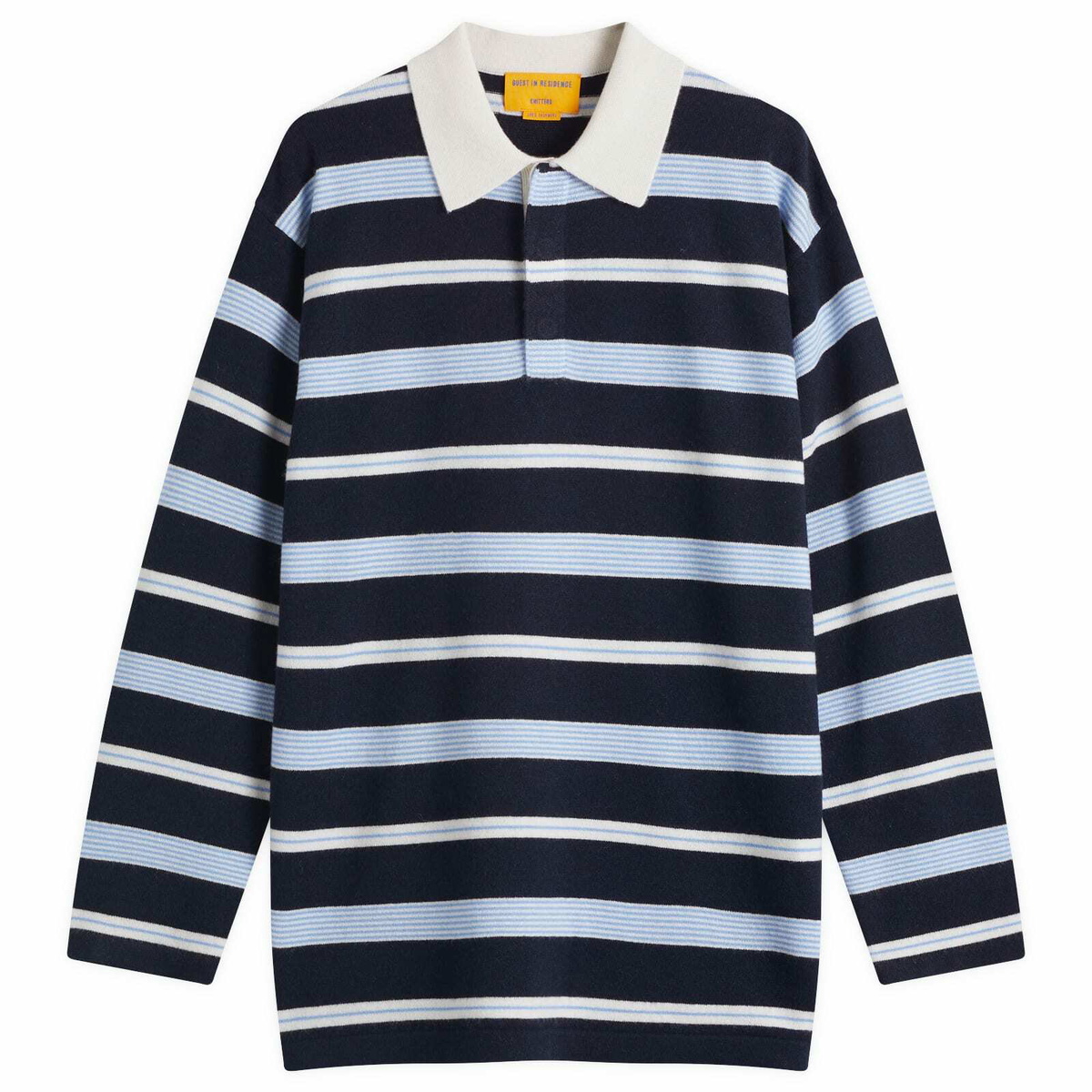 GUEST IN RESIDENCE Women's Striped Rugby in Midnight Combo