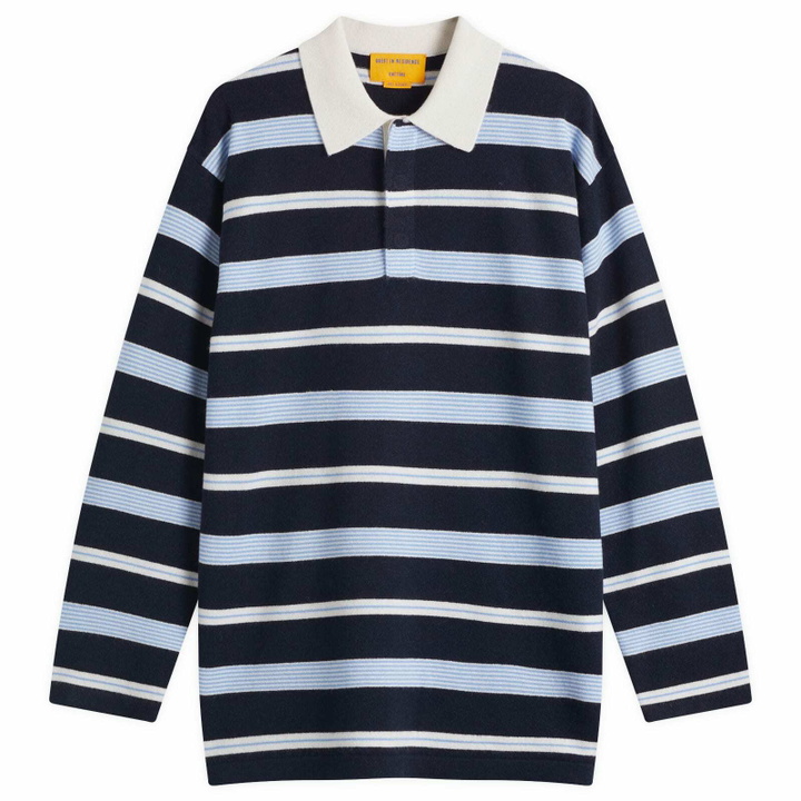 Photo: GUEST IN RESIDENCE Women's Striped Rugby in Midnight Combo