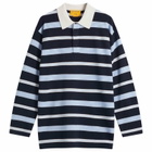 GUEST IN RESIDENCE Women's Striped Rugby in Midnight Combo