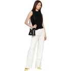 BALMAIN Black One Shoulder Top
