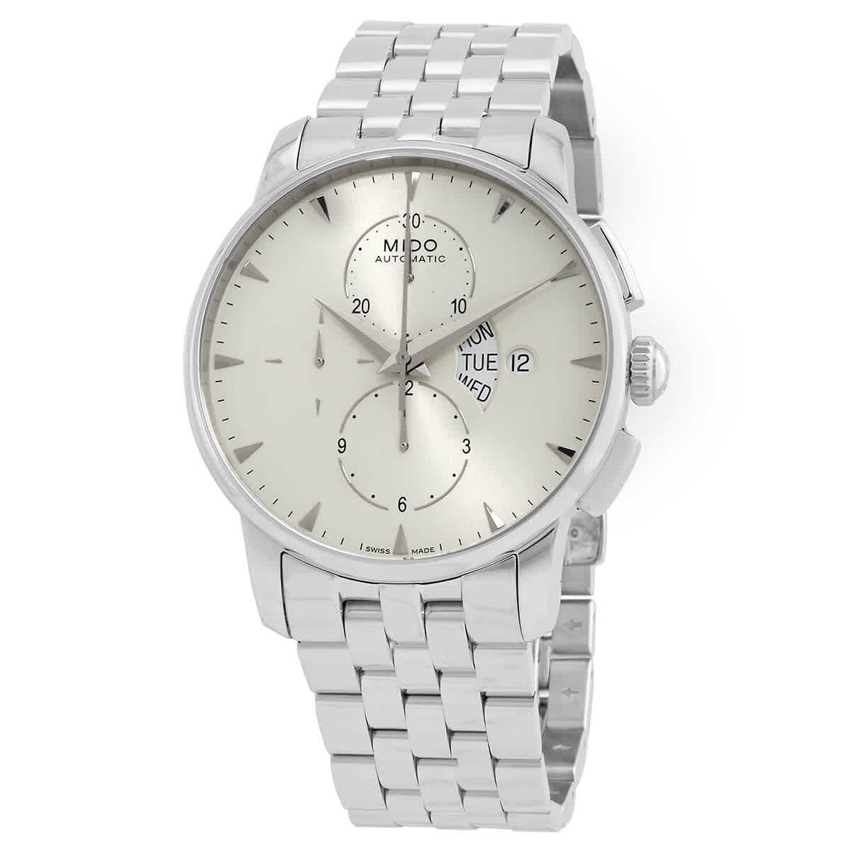 Mido Baroncelli Chronograph Automatic Ivory Dial Mens Watch M860741112