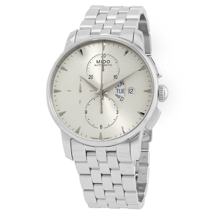 Photo: Mido Baroncelli Chronograph Automatic Ivory Dial Mens Watch M860741112
