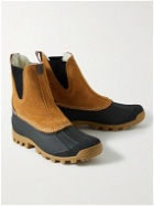 Quoddy - Shearling-Lined Suede and Rubber - Brown
