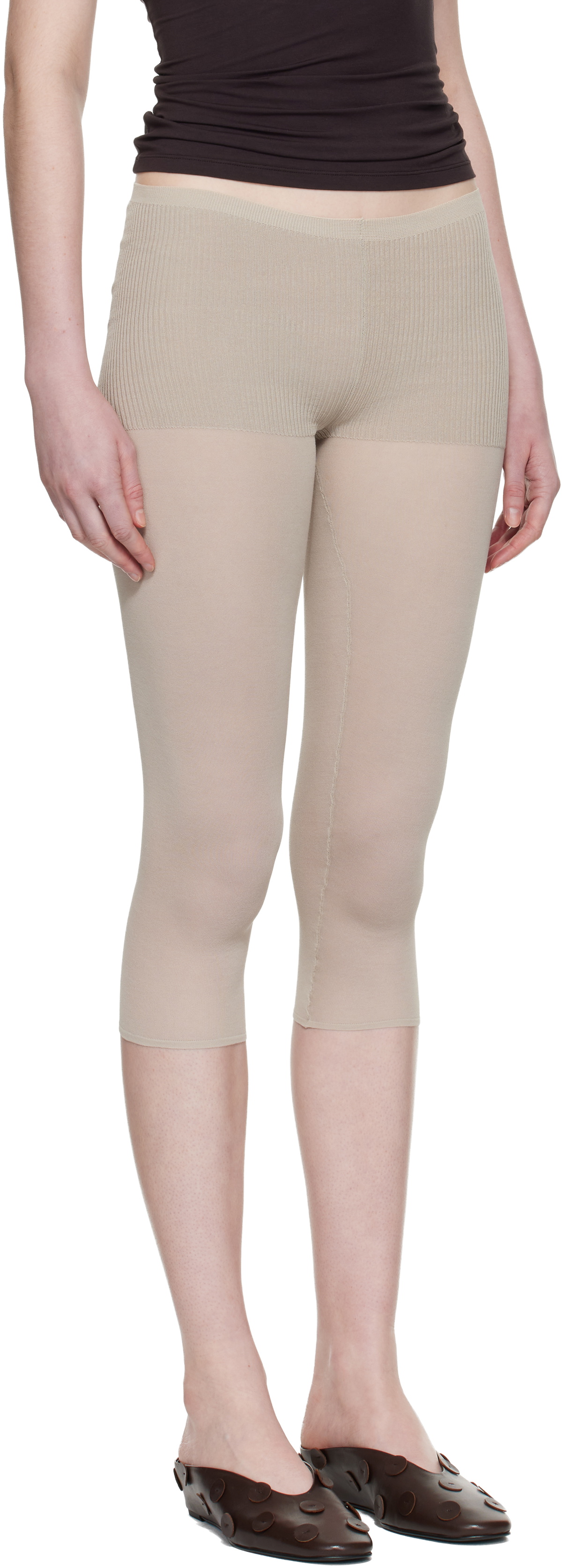 Paloma Wool Beige Meleta Leggings