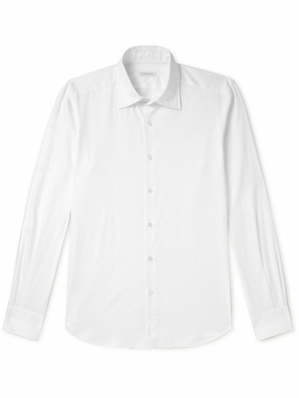 Photo: Incotex - Glanshirt Slim-Fit Cotton Oxford Shirt - White