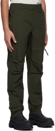 Helmut Lang Green Cotton Cargo Pants