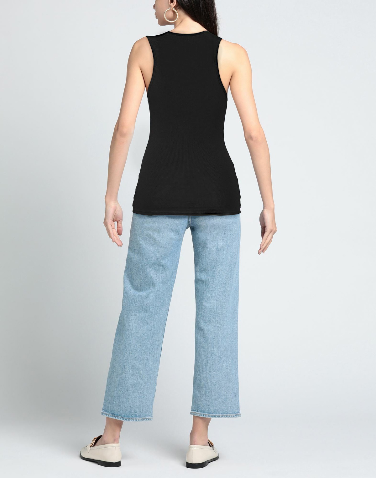 Wardrobe. nyc Womens Tank top in Black