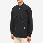 And Wander Men's Cordura Popover Shirt in Dark Navy